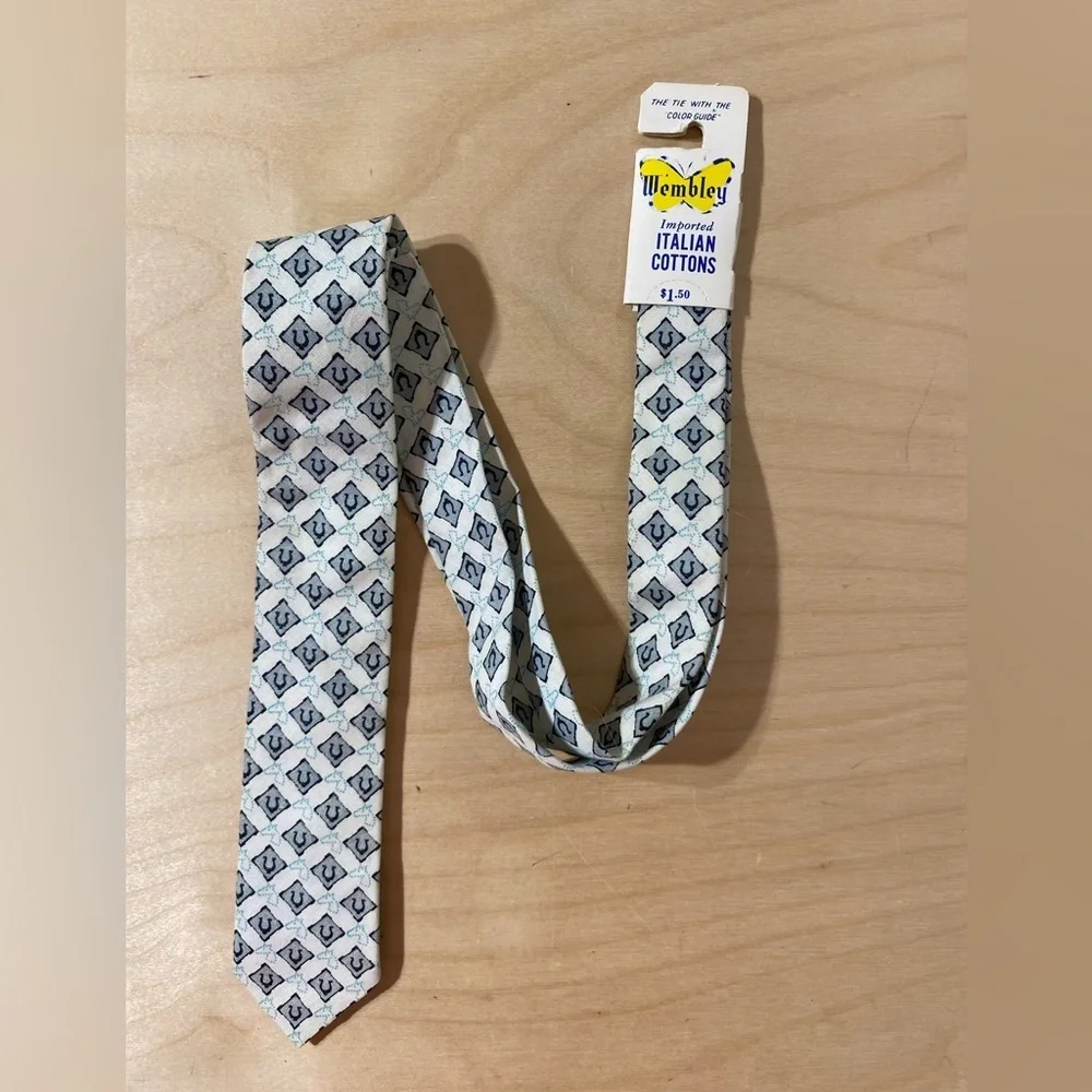 Vintage Wembley  Imported Italian Cotton Tie (CI)